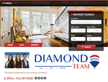 Tablet Screenshot of diamondteam.ca